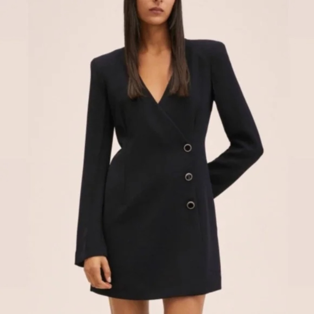 JASON WU Long Sleeve Blazer Black Size M
